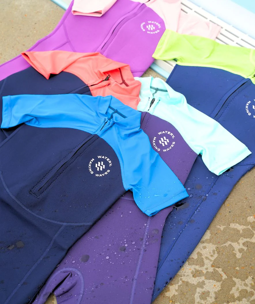Watery kombinezon UV dla dzieci - Calypso Shorty - Różowy - Image 13