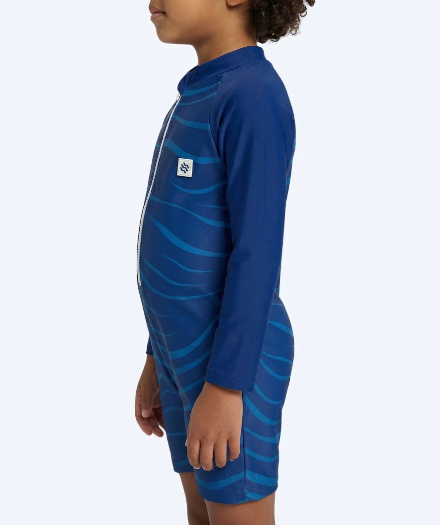 Watery kombinezon UV dla dzieci - Fjord z długimi rękawami Rashguard - Ciemnoniebieski - Image 3