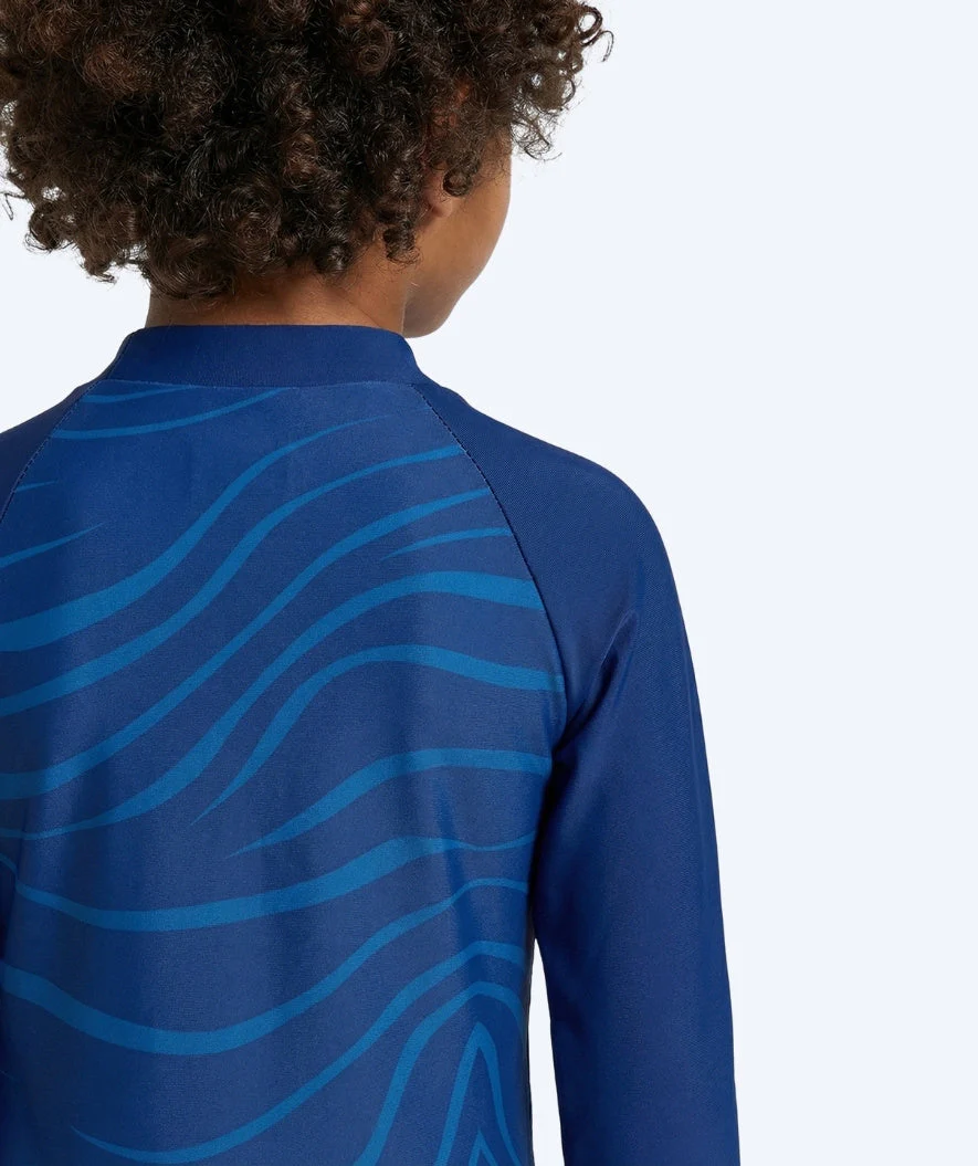 Watery kombinezon UV dla dzieci - Fjord z długimi rękawami Rashguard - Ciemnoniebieski - Image 5