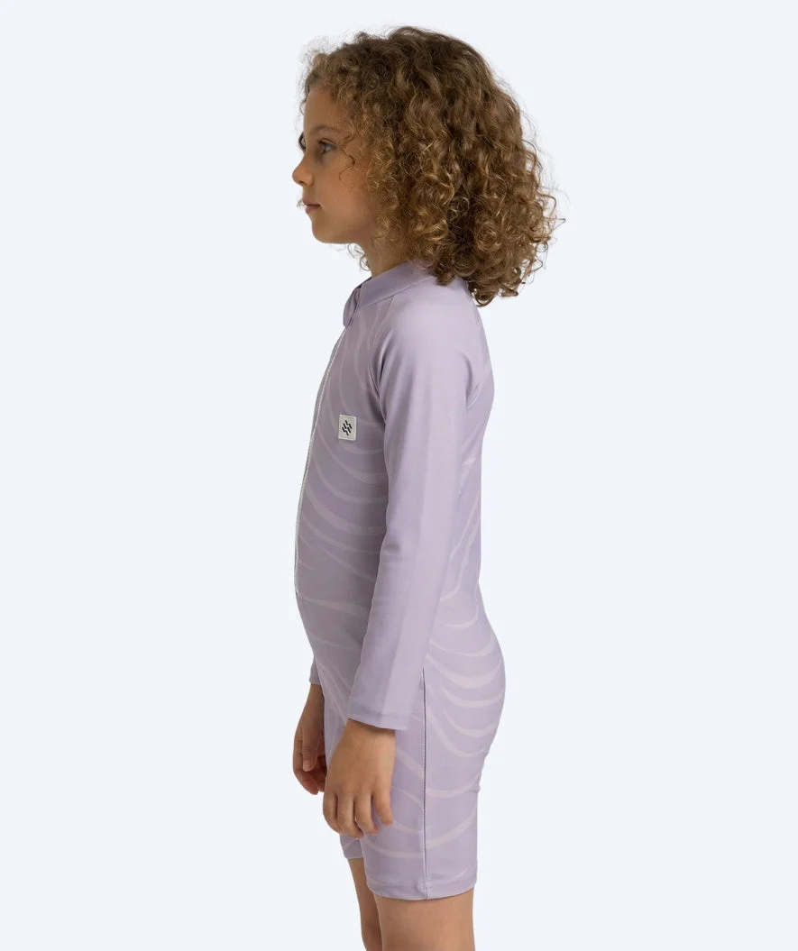 Watery kombinezon UV dla dzieci - Fjord z długimi rękawami Rashguard - Fioletowy - Image 3