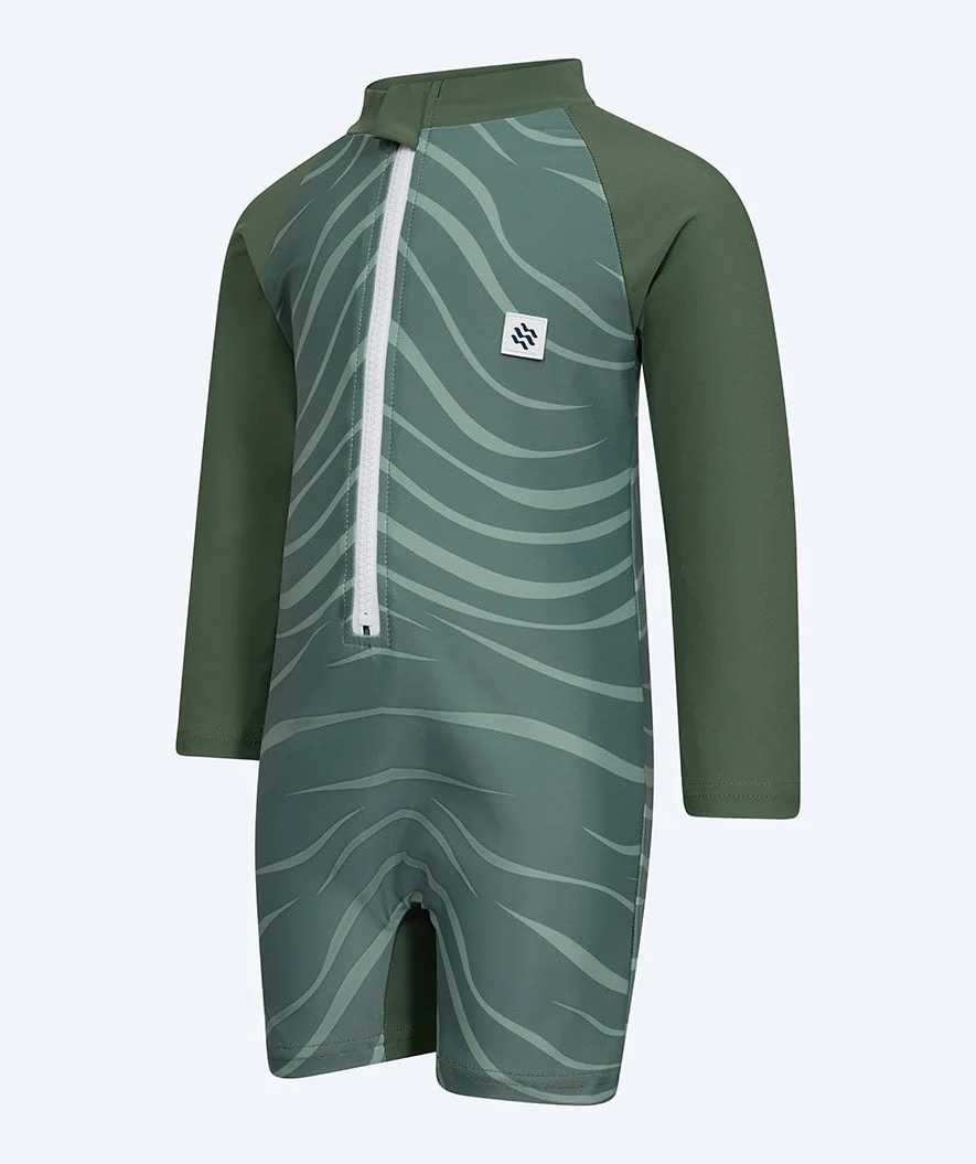 Watery kombinezon UV dla dzieci - Fjord z długimi rękawami Rashguard - Zielony - Image 6