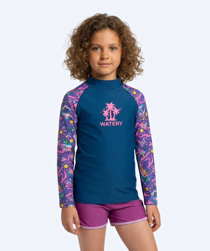Watery koszulka UV dla dzieci - Osiris z długimi rękawami Rashguard - Wielokolorowy/ciemnoniebieski