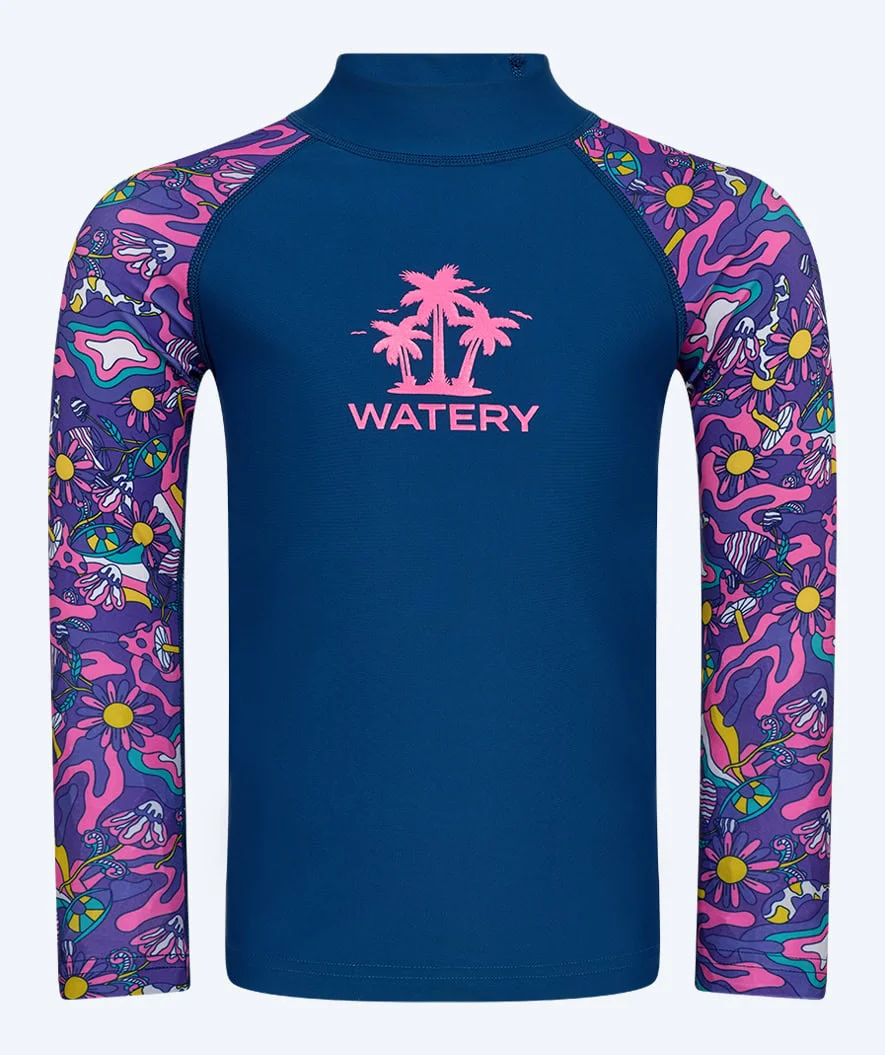Watery koszulka UV dla dzieci - Osiris z długimi rękawami Rashguard - Wielokolorowy/ciemnoniebieski - Image 9