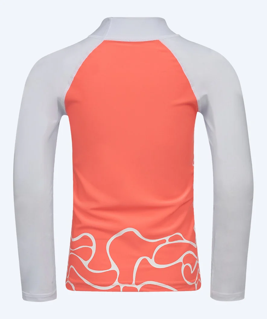 Watery koszulka UV dla dzieci - Chilton z długimi rękawami Rashguard - Jasnoróżowy/biały - Image 12