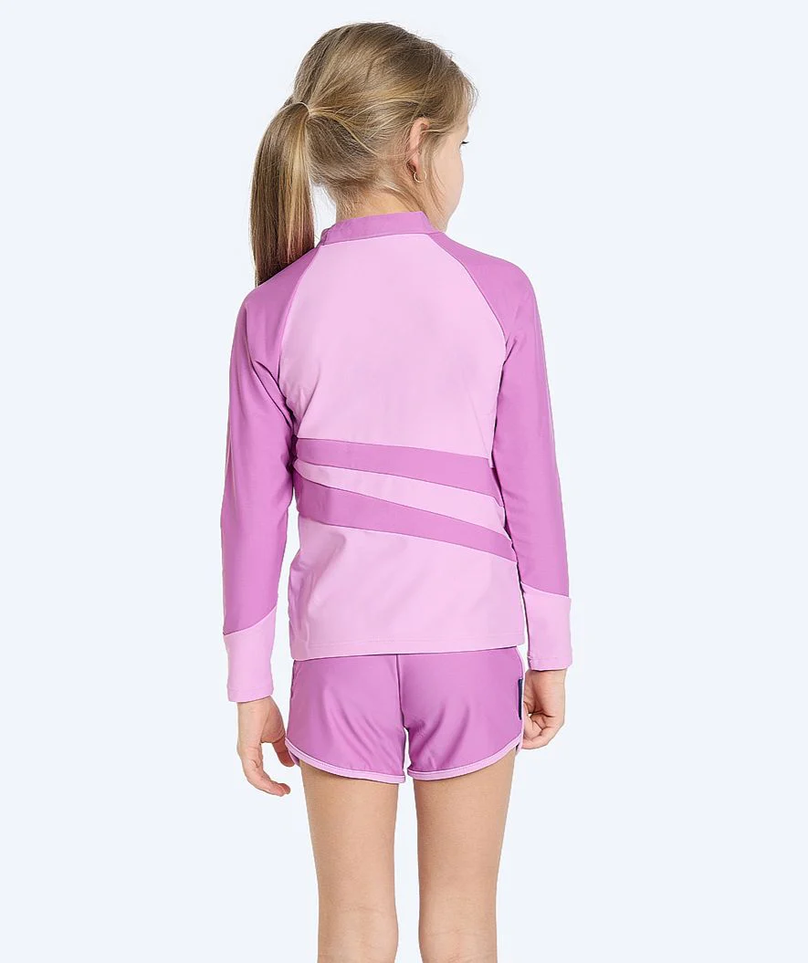 Watery koszulka UV dla dzieci - Manami z długimi rękawami Rashguard - Atlantic Purple - Image 2