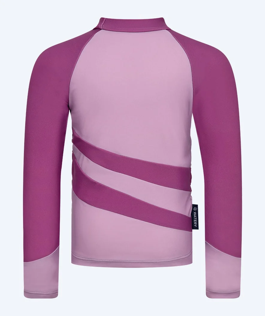 Watery koszulka UV dla dzieci - Manami z długimi rękawami Rashguard - Atlantic Purple - Image 6