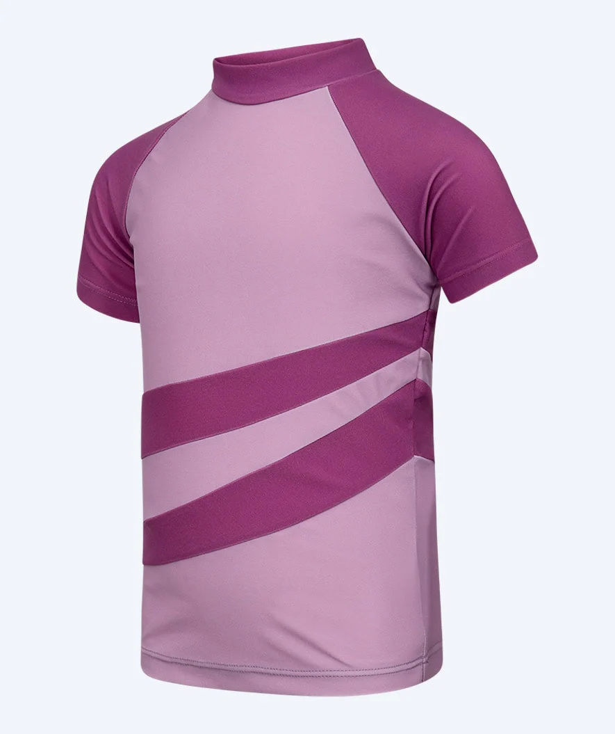 Watery koszulka UV dla dzieci - Manami z krótkimi rękawami Rashguard - Atlantic Purple