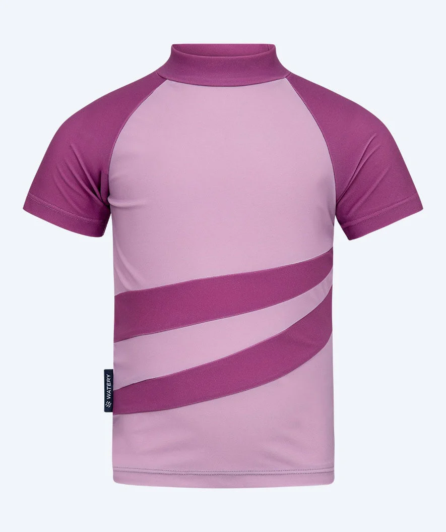 Watery koszulka UV dla dzieci - Manami z krótkimi rękawami Rashguard - Atlantic Purple - Image 2