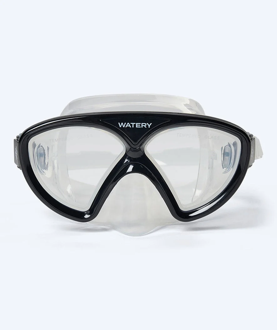 Watery maska do nurkowania junior (8-15) - Ohio - Czarny