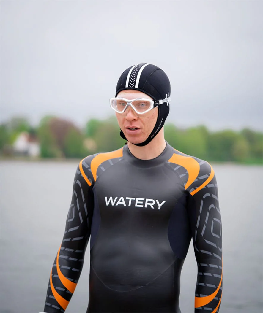 Watery maska do pływania dla dorosłych - Mantis - Biały/szary - Image 16