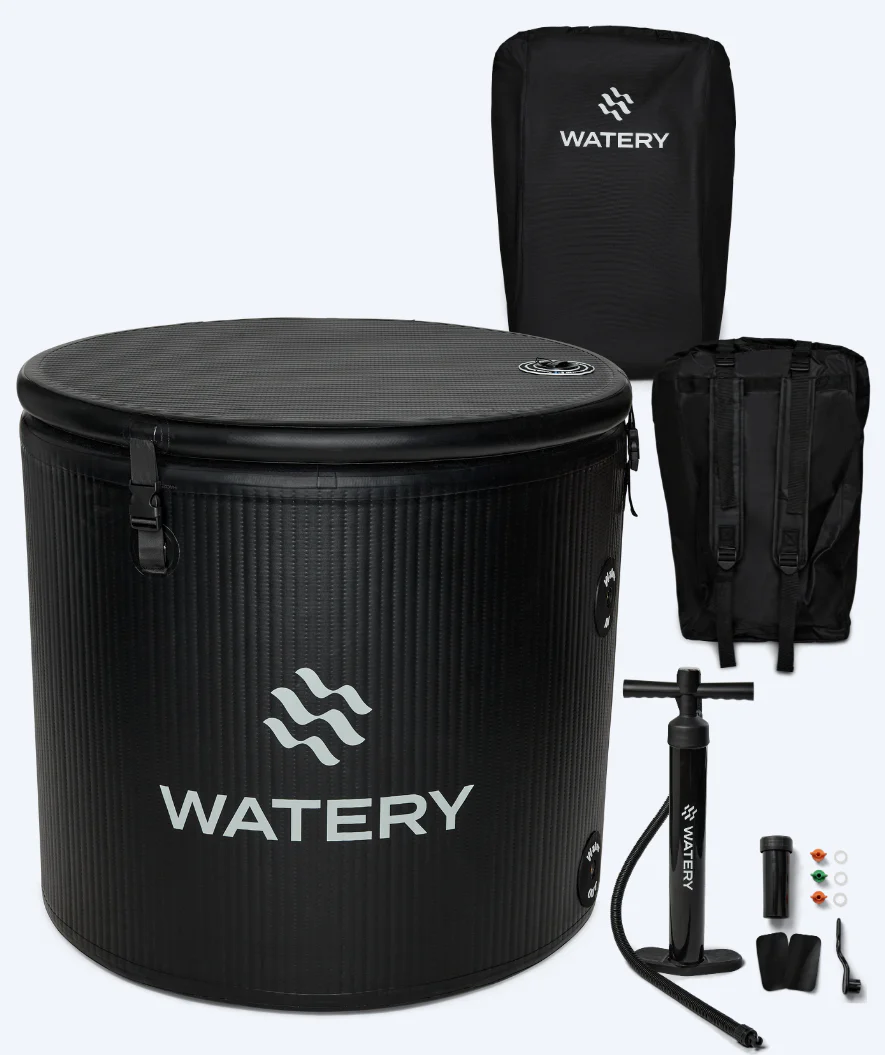 Watery nadmuchiwana wanna do morsowania - Deluxe - Czarny