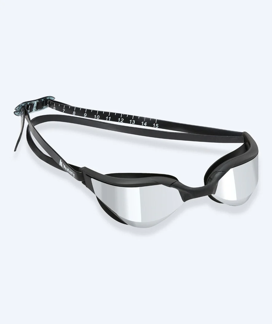 Watery okulary do pływania - Instinct Ultra Mirror - Czarny/srebrny