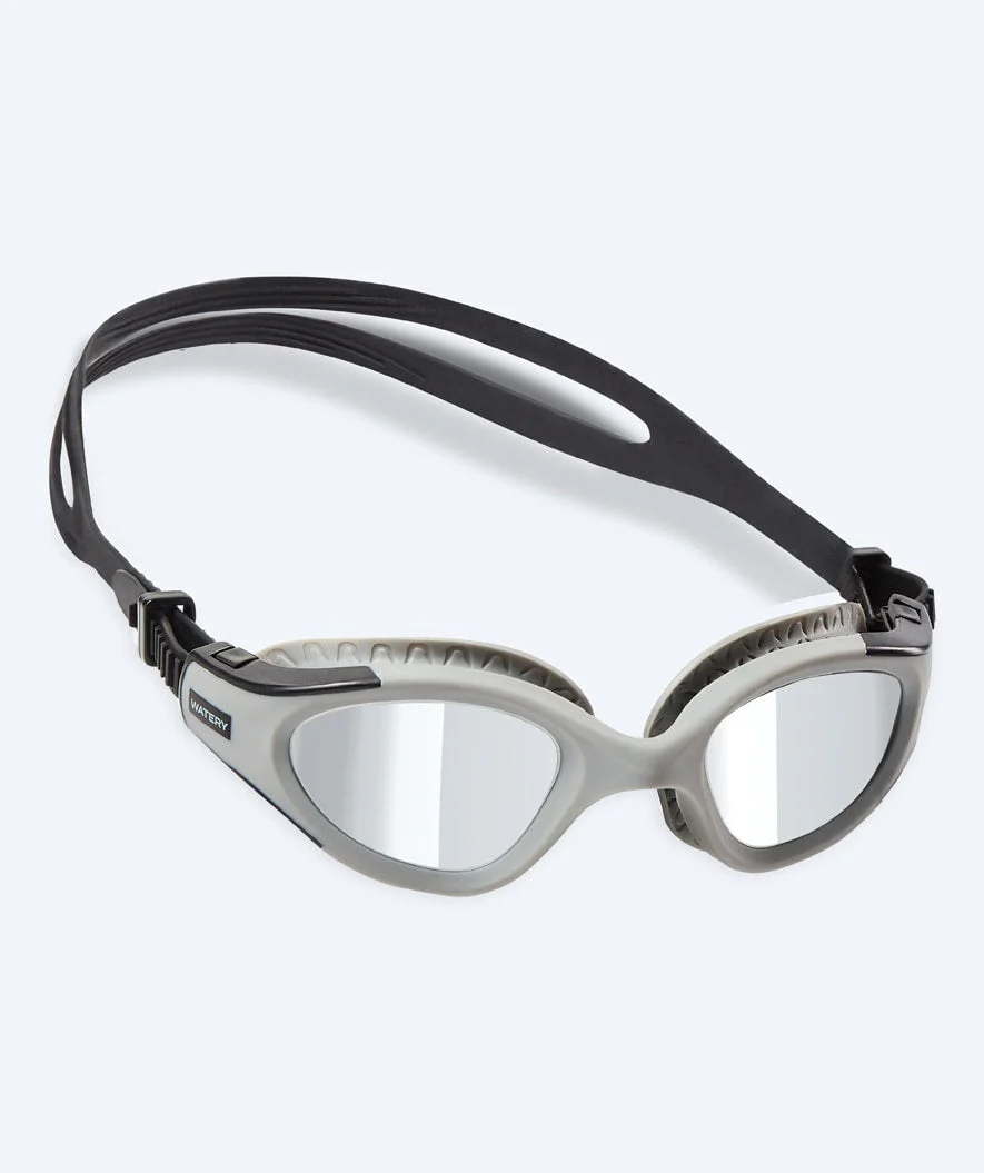 Watery okulary do nurkowania treningowe - Kelvin Mirror - Szary/srebrny