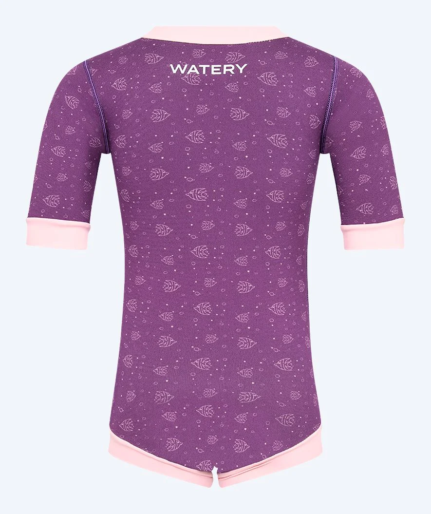 Watery pianka pływacka dla dzieci - Baia Full-Body - Atlantic Purple - Image 2