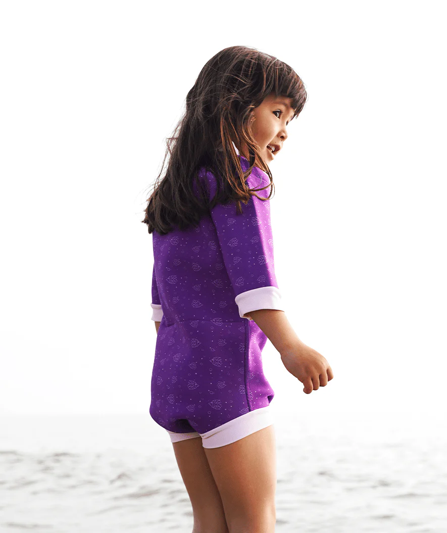 Watery pianka pływacka dla dzieci - Baia Full-Body - Atlantic Purple - Image 6