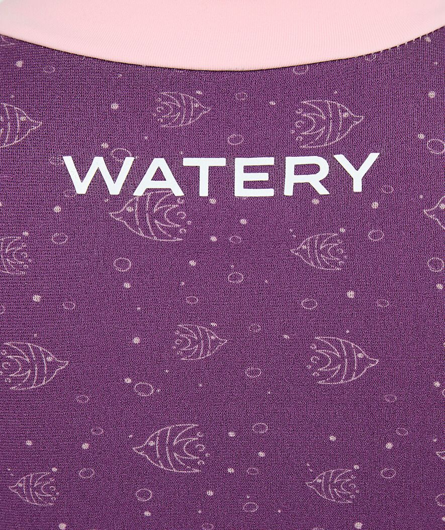 Watery pianka pływacka dla dzieci - Baia Full-Body - Atlantic Purple - Image 9