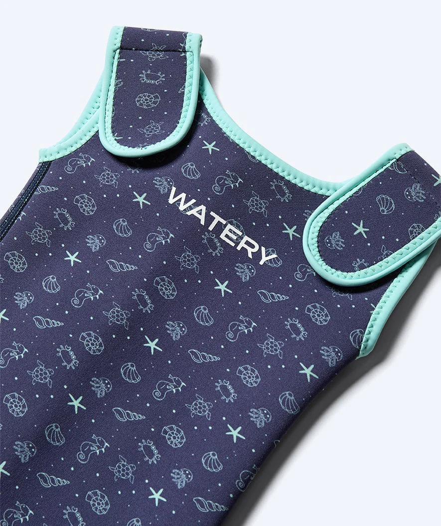 Watery pianka pływacka dla dzieci - Baia Shorty - Atlantic Turquoise - Image 19