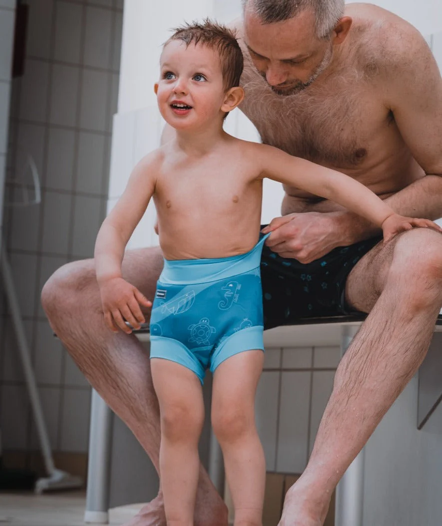 Watery pieluszki do pływania dla dzieci - Neoprene Swim Nappy - Atlantic Blue - Image 10