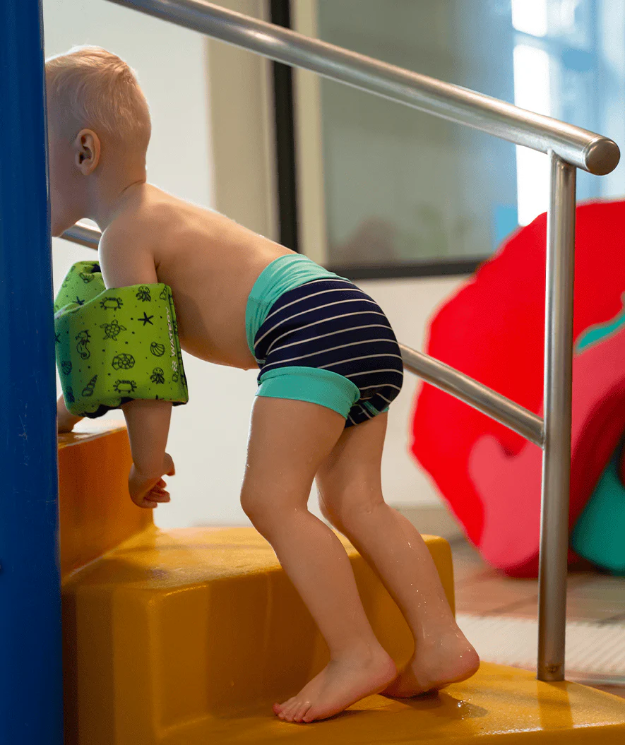 Watery pieluszki do pływania dla dzieci - Neoprene Swim Nappy - Fjord Green - Image 8