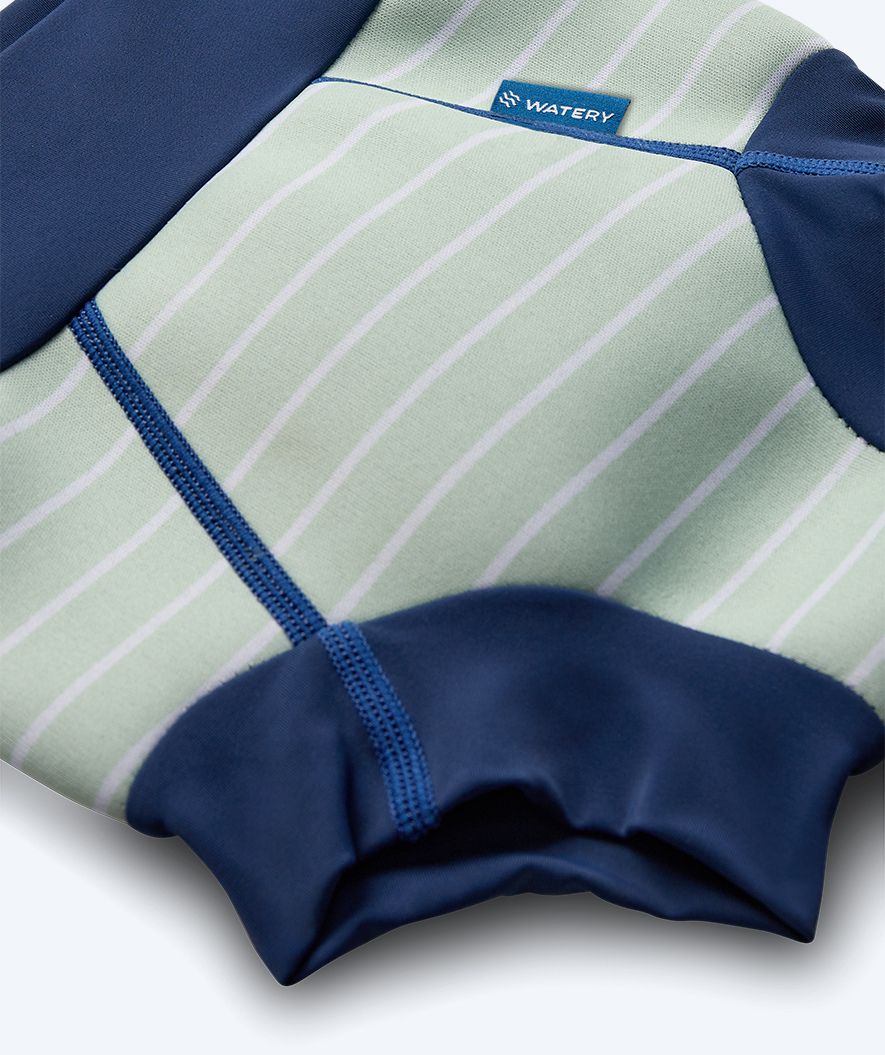 Watery pieluszki do pływania dla dzieci - Neoprene Swim Nappy - Nordic Green Stripes - Image 10