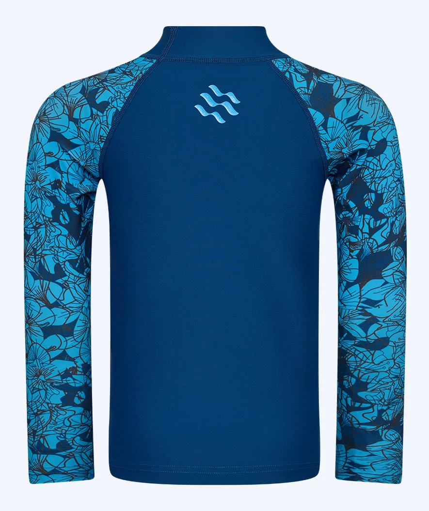 Watery koszulka UV dla dzieci - Katsu z długimi rękawami Rashguard - Niebieski/ciemnoniebieski - Image 8