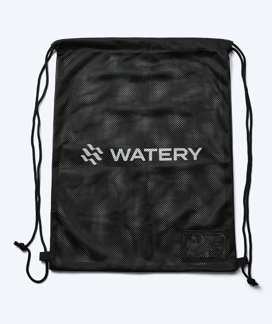 Watery worek pływacki z siatki - Simple Mesh - Czarny