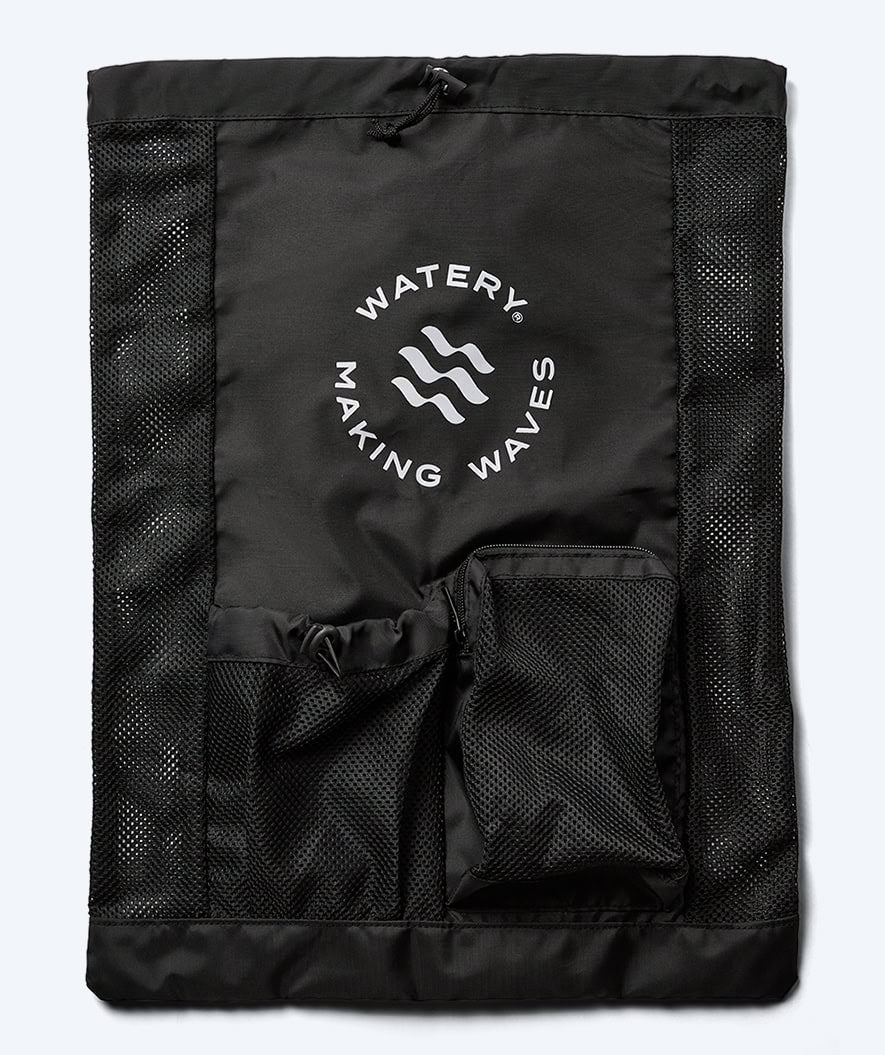 Watery worek pływacki z siatki - Ultra Light 40L - Czarny - Image 2