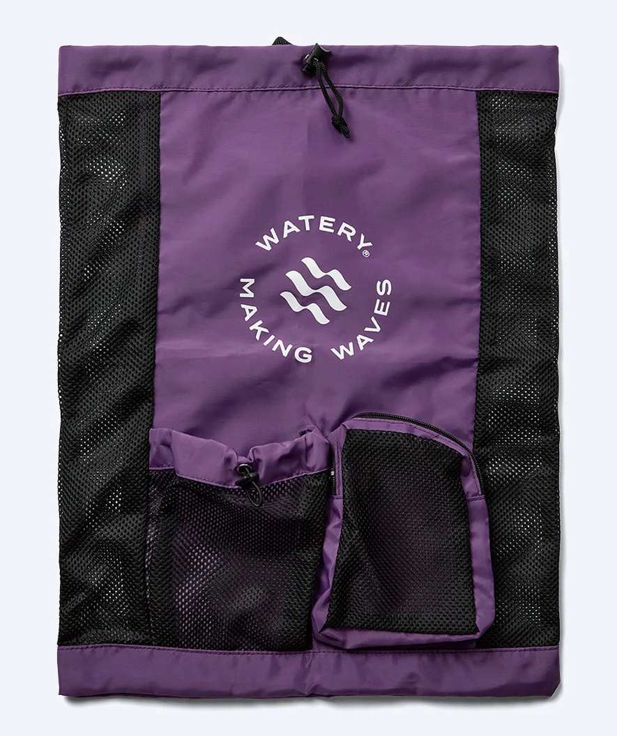 Watery worek pływacki z siatki - Ultra Light 40L - Fioletowy - Image 2