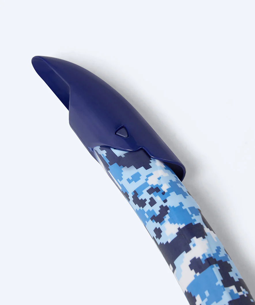 Watery fajka do snorkelingu dla dorosłych (od 12 lat) - Rudder Camo - Ciemnoniebieski - Image 3