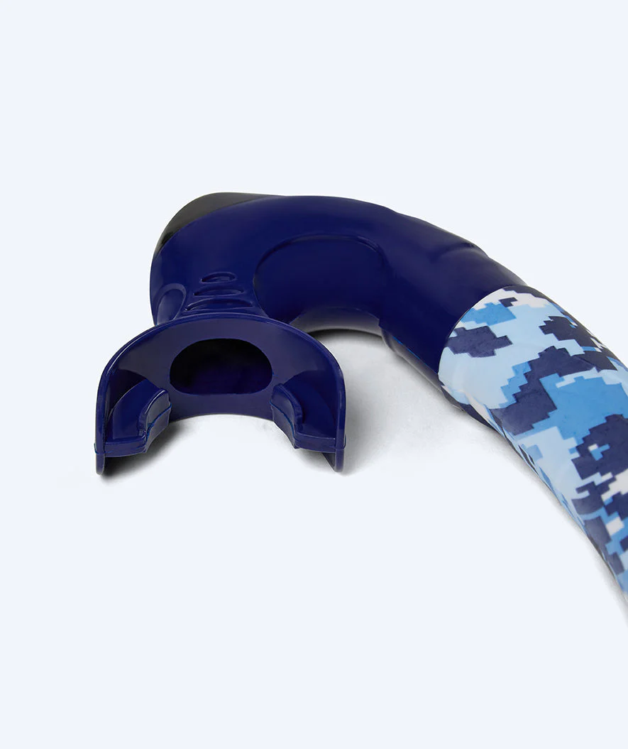 Watery fajka do snorkelingu dla dorosłych (od 12 lat) - Rudder Camo - Ciemnoniebieski - Image 4