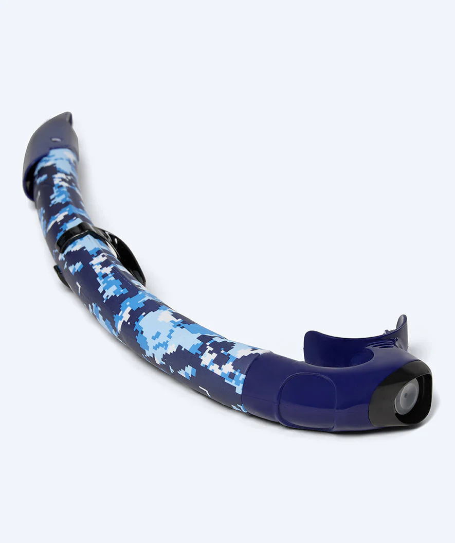 Watery fajka do snorkelingu dla dorosłych (od 12 lat) - Rudder Camo - Ciemnoniebieski - Image 6