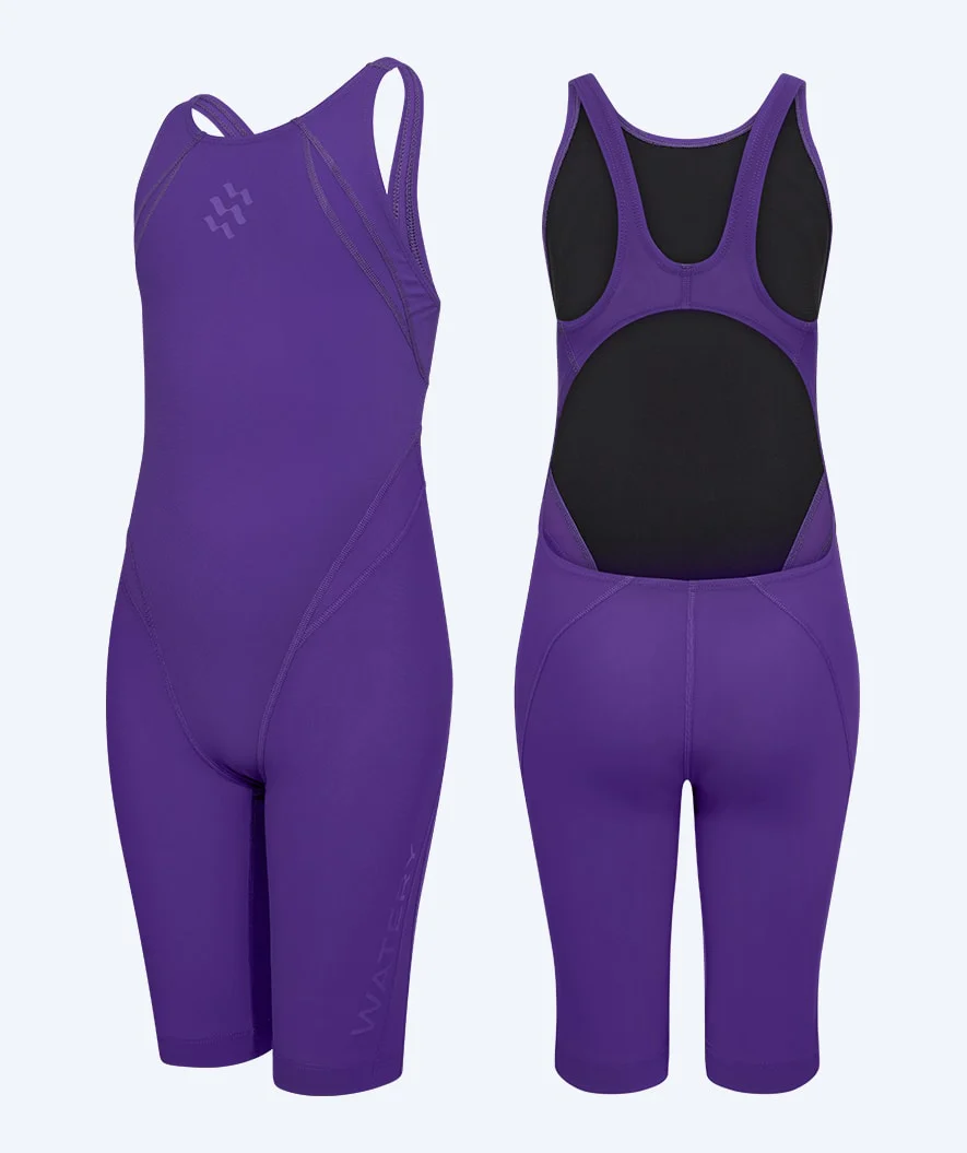 Watery strój kąpielowy na zawody dla dziewczynek - Rapidskin 2.0 - Fioletowy - Image 6