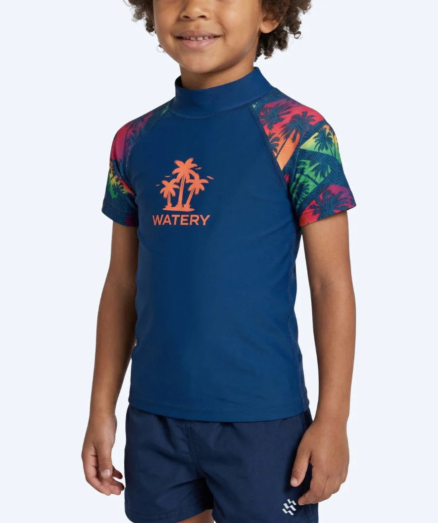 Watery koszulka UV dla dzieci - Katsu z krótkimi rękawami Rashguard - Wielokolorowy/ciemnoniebieski - Image 3