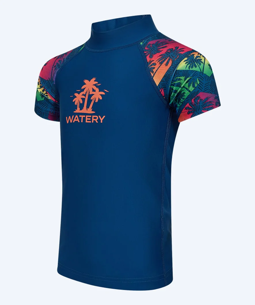 Watery koszulka UV dla dzieci - Katsu z krótkimi rękawami Rashguard - Wielokolorowy/ciemnoniebieski - Image 7