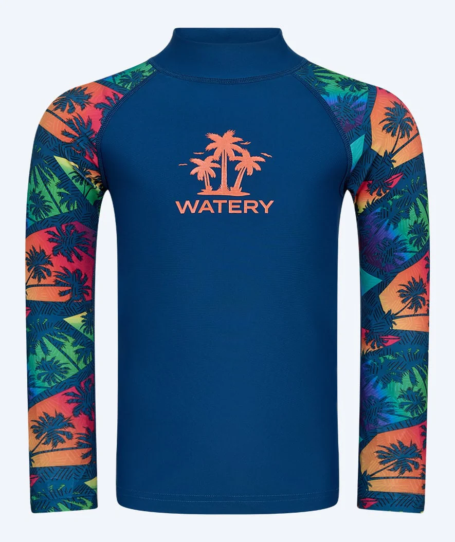 Watery koszulka UV dla dzieci - Katsu z długimi rękawami Rashguard - Wielokolorowy/ciemnoniebieski - Image 9