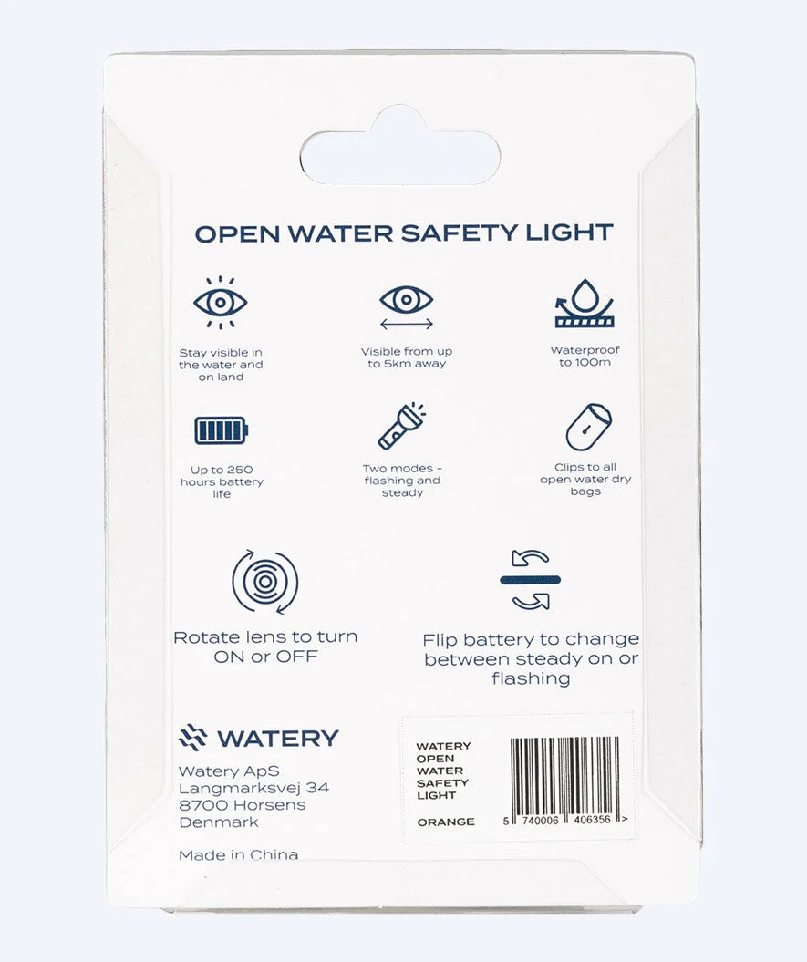 Watery wodoodporna lampka LED do bojki asekuracyjnej - Pro - Pomarańczowy - Image 4