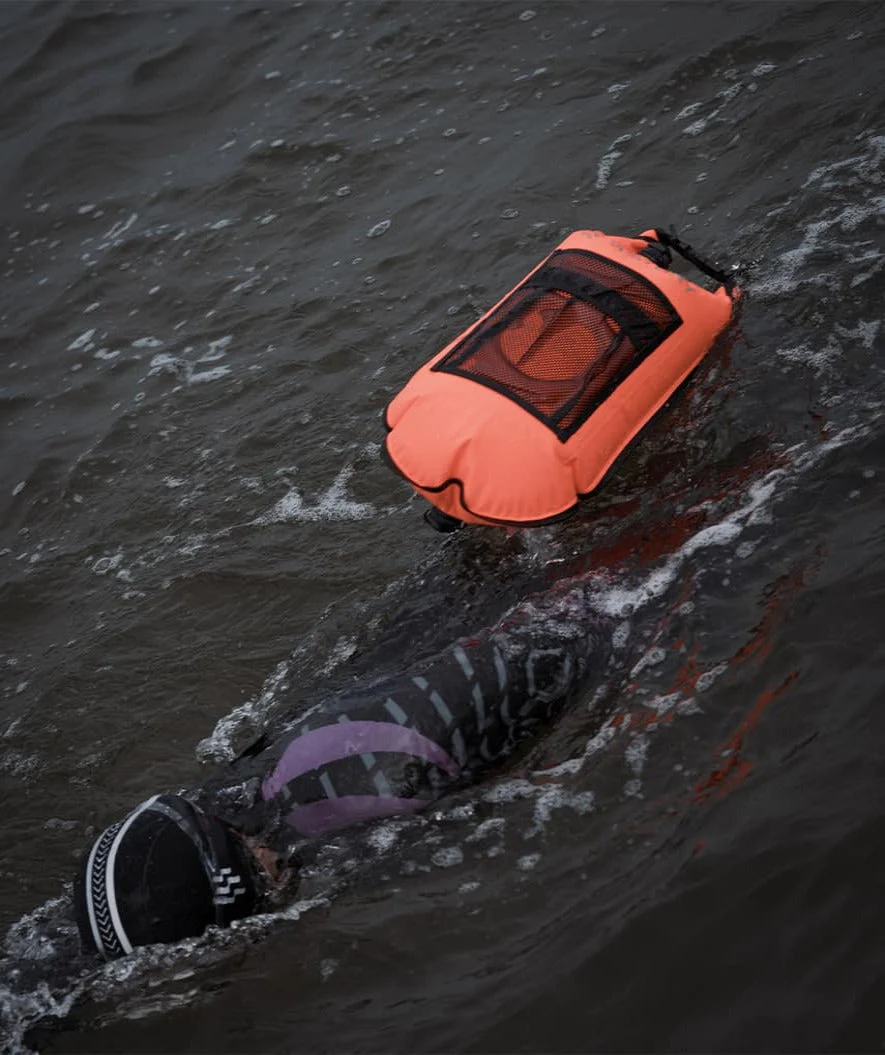 Watery bojka asekuracyjna do pływania - Pro 28L - Fluo Żółty - Image 7