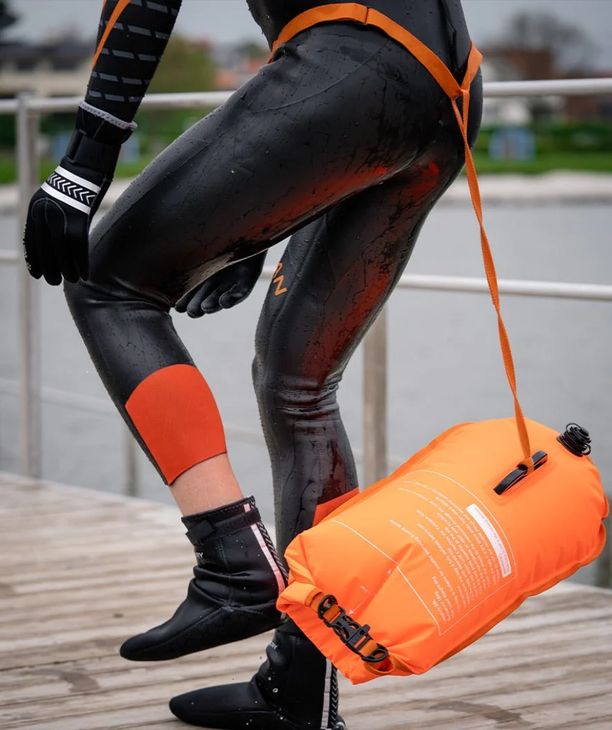 Watery bojka asekuracyjna - Swim Buoy & Dry Bag 28L - Pomarańczowy - Image 5