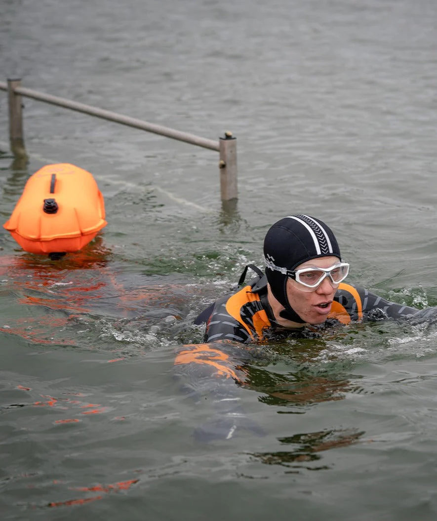 Watery bojka asekuracyjna - Swim Buoy & Dry Bag 28L - Pomarańczowy - Image 8