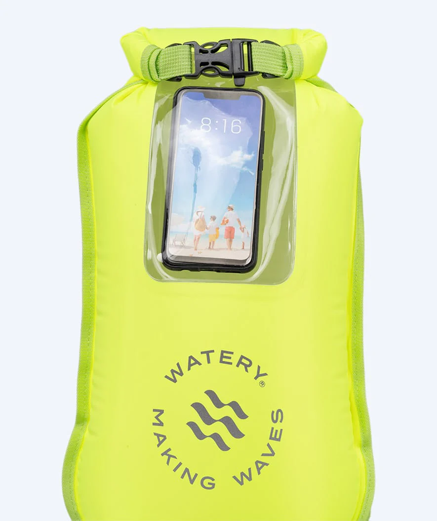 Watery bojka asekuracyjna do pływania - Window 28L - Fluo Żółty - Image 3