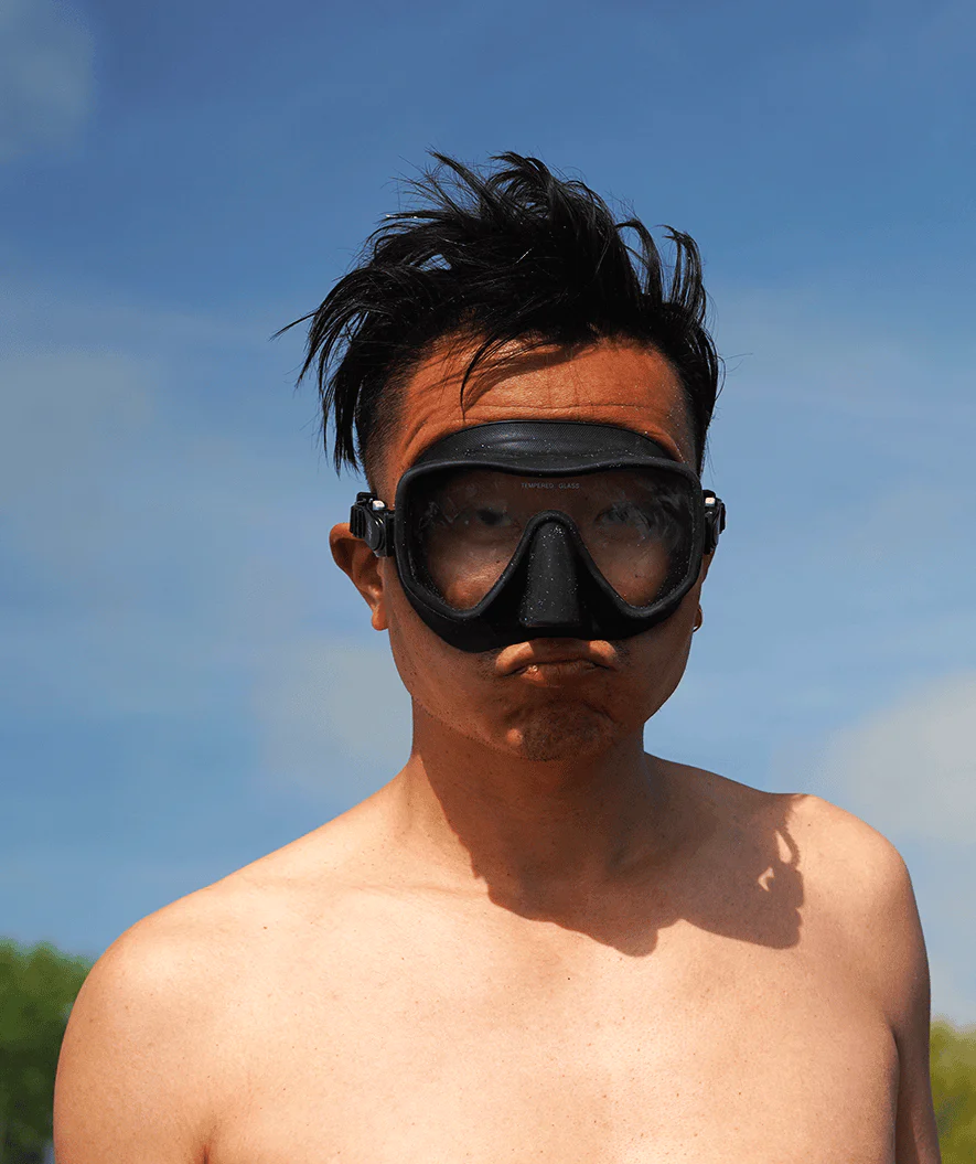 Watery zestaw maska i rurka do snorkelingu dla dorosłych (od 15 lat) - Coast - Czerwony/przezroczysty - Image 10
