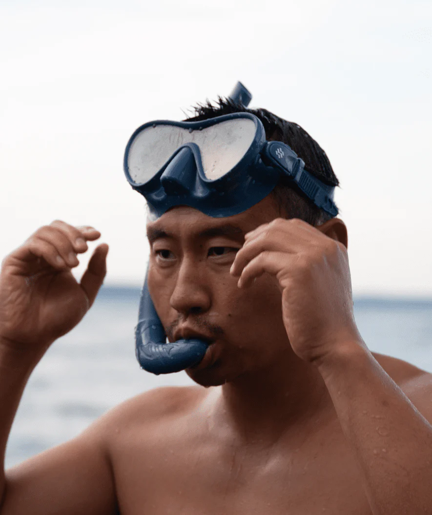 Watery zestaw maska i rurka do snorkelingu dla dorosłych - Cliff - Niebieski - Image 7