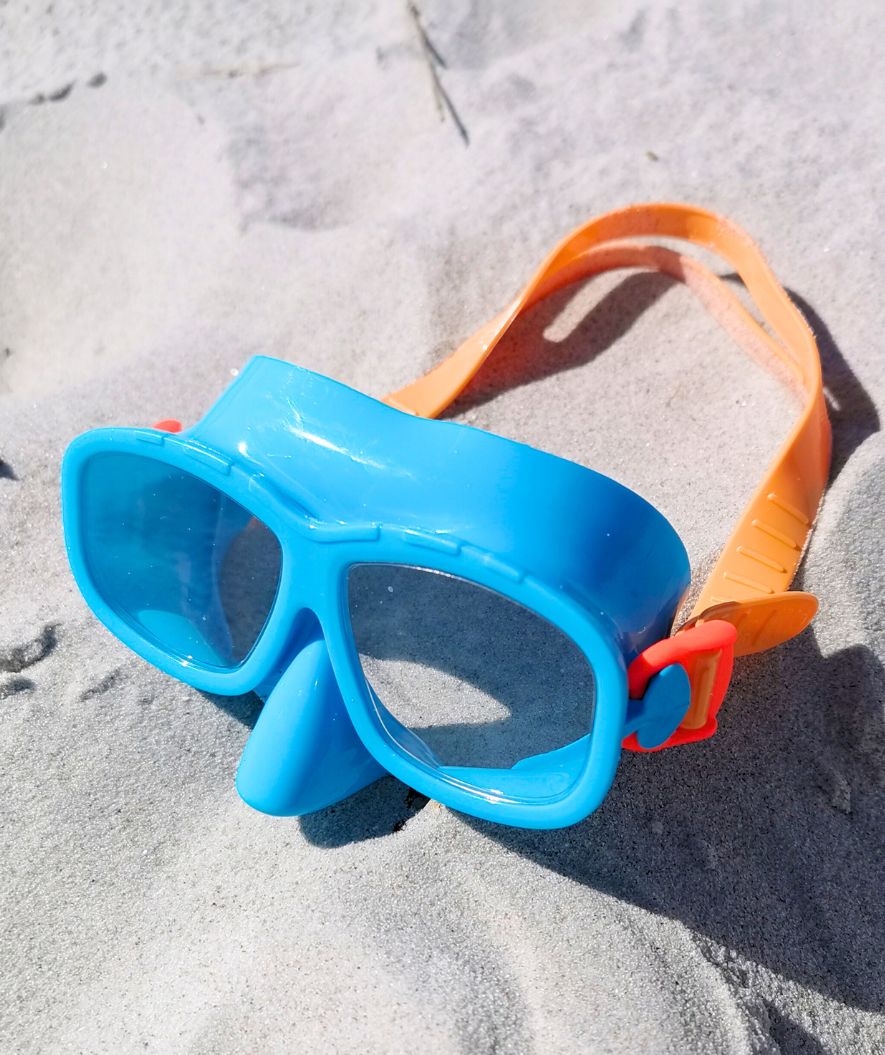 Watery zestaw maska i rurka do snorkelingu dla dzieci (4-10) - Wyre - Niebieski/pomarańczowy - Image 3