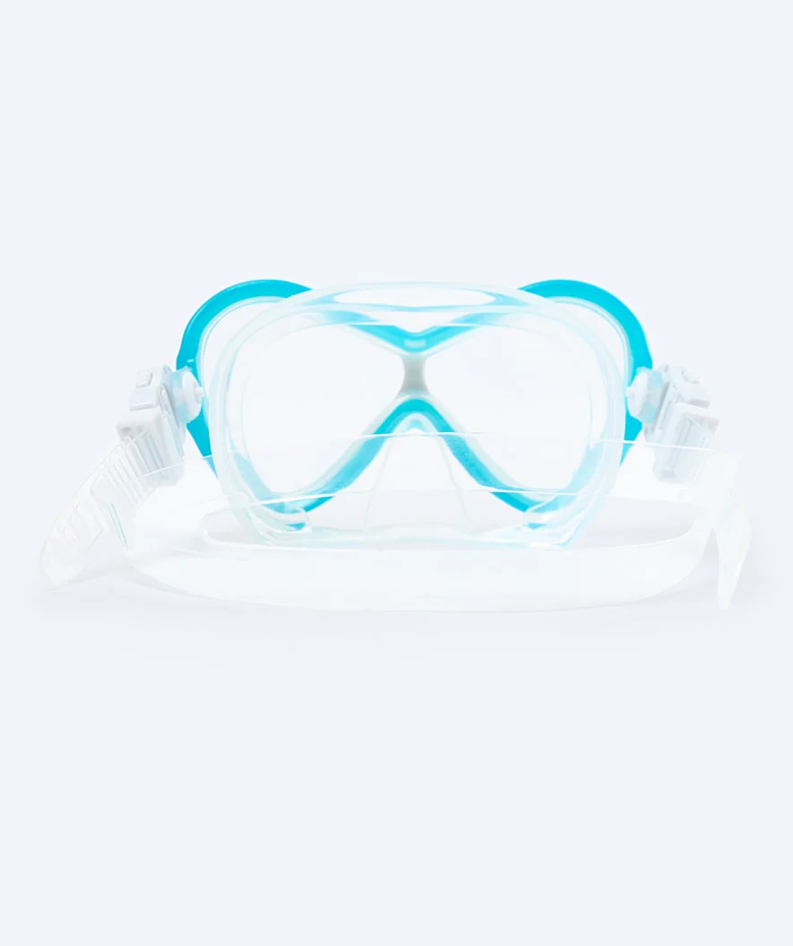 Watery zestaw maska i rurka do snorkelingu dla dzieci - Triton Semi-dry - Jasnoniebieski - Image 3