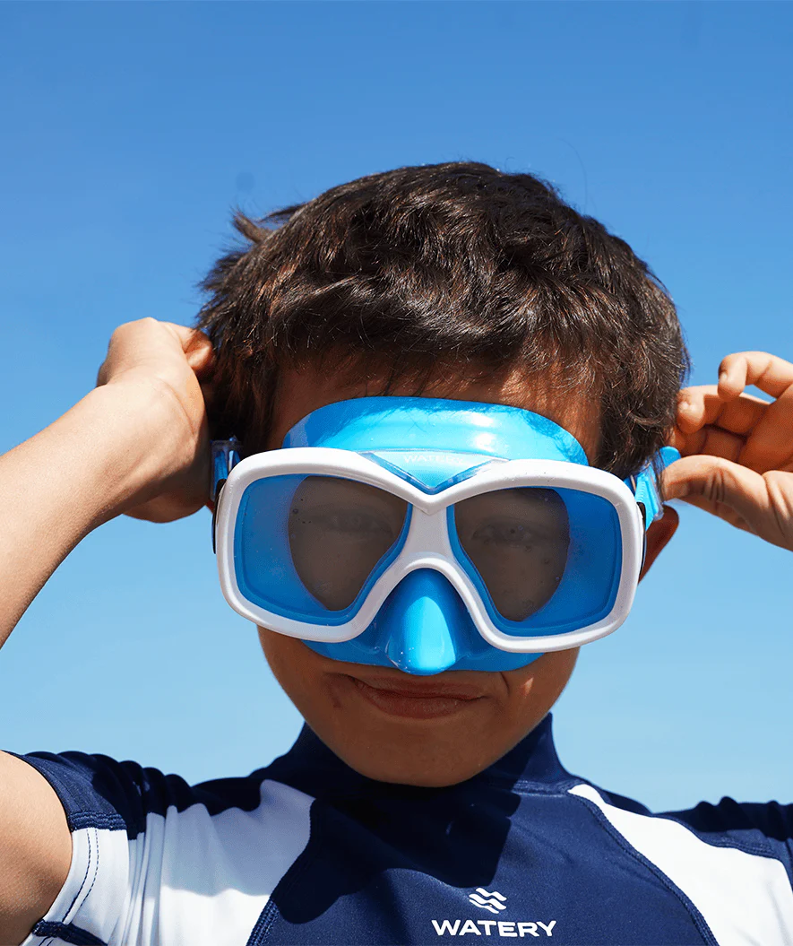 Watery zestaw maska i rurka do snorkelingu junior (8-15) - Misu - Niebieski - Image 10