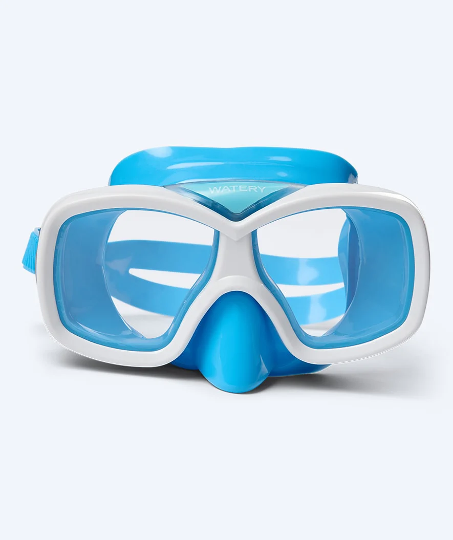 Watery zestaw maska i rurka do snorkelingu junior (8-15) - Misu - Niebieski - Image 2