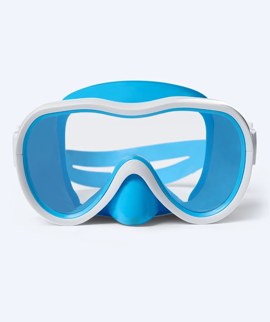 Watery zestaw maska i rurka do snorkelingu junior (8-15) - Odine - Niebieski/biały - Image 2