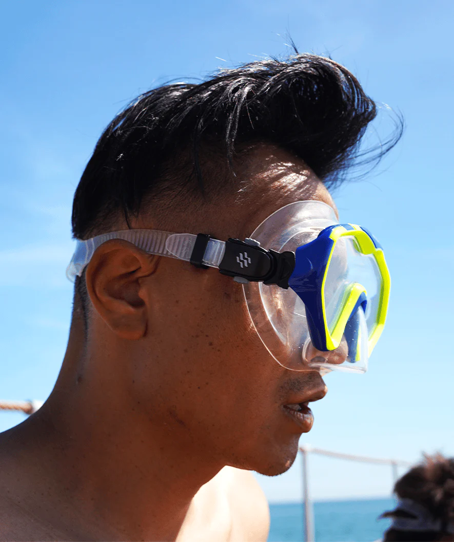 Watery zestaw maska, rurka i płetwy do snorkelingu dla dorosłych (od 15 lat) - Leach/Rilian - Jasnoróżowy/czarny - Image 12