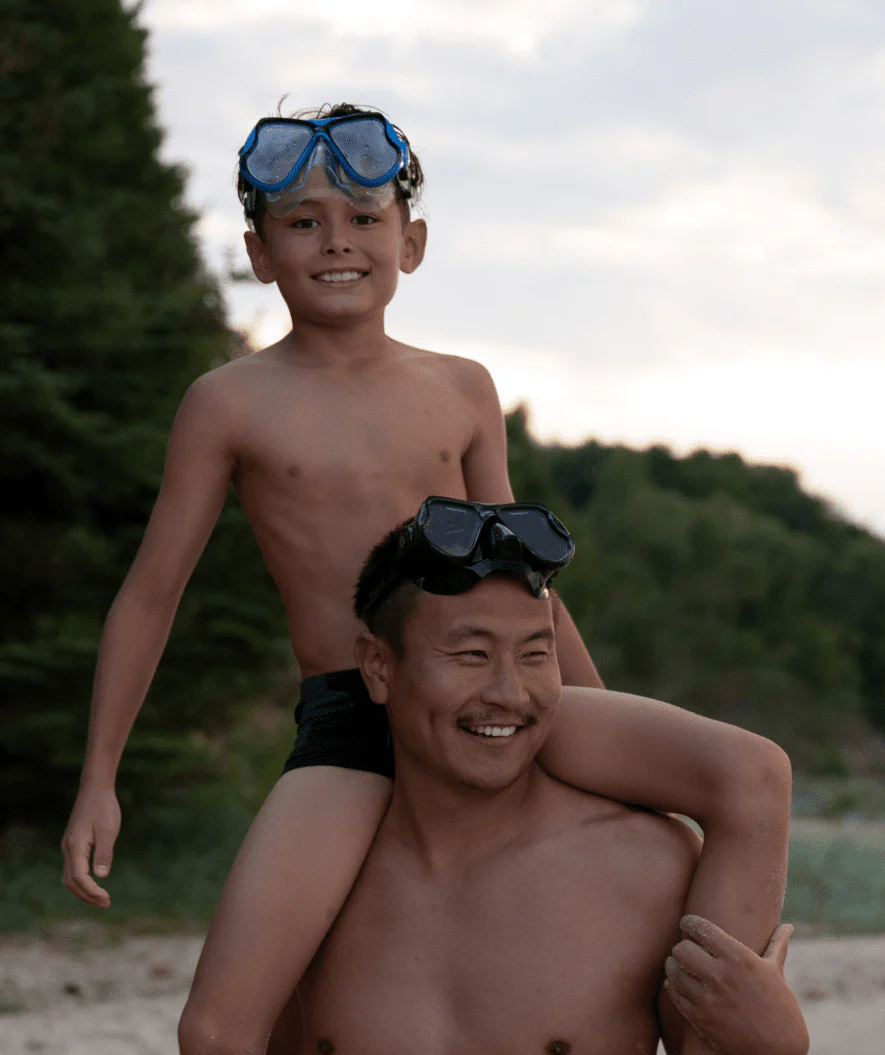 Watery zestaw maska, rurka i płetwy do snorkelingu dla dorosłych - Fisher/Hudson - Czarny - Image 4