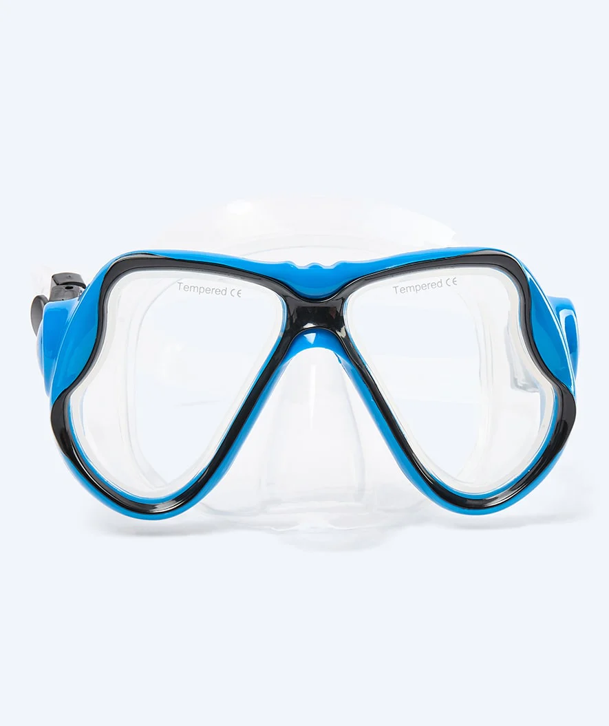 Watery zestaw maska, rurka i płetwy do snorkelingu dla dorosłych - Fisher/Hudson - Niebieski/niebieski - Image 2